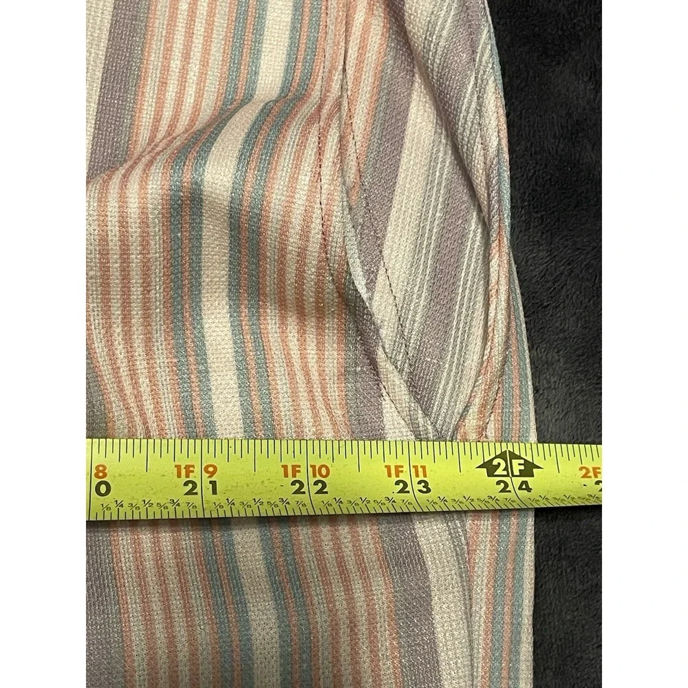 Vintage Striped Maxi Shirt‎ Dress 70s 80s